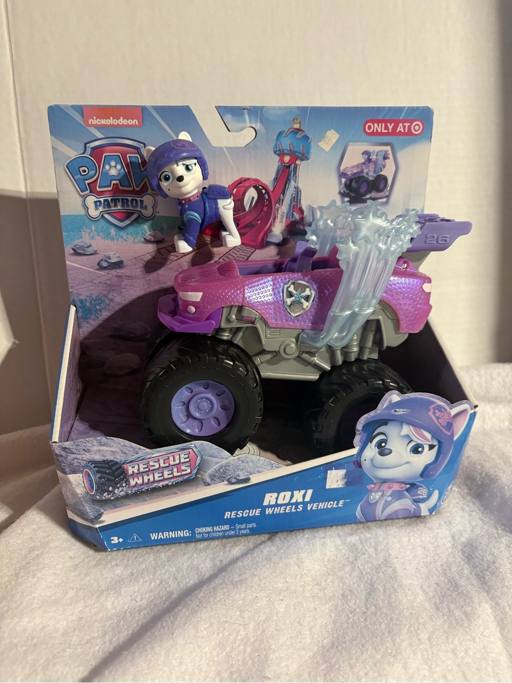 RARE Target PAW Patrol Roxi Purple and Pink Rescue Wheels Vehicle